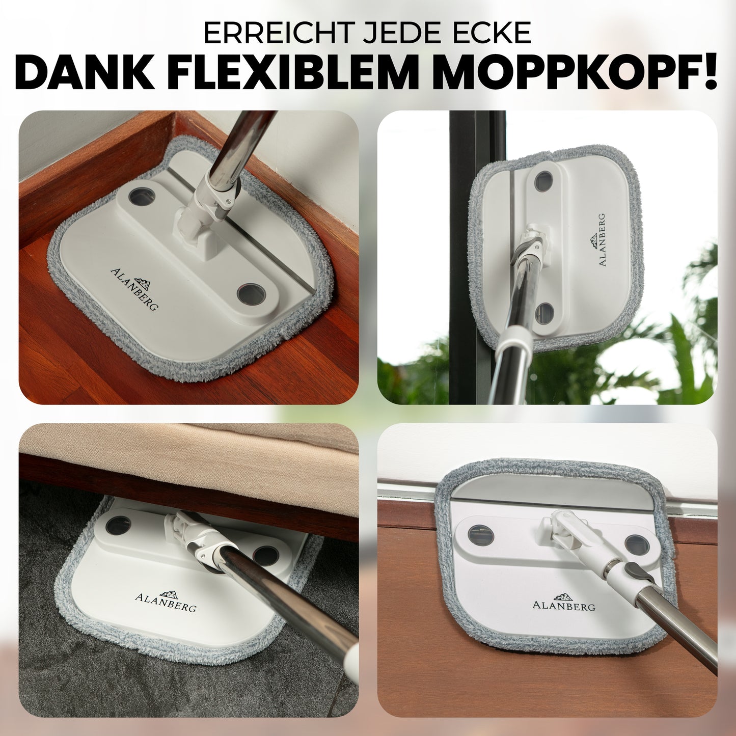 Clean-Spin Wischmopp - Gen 2 - Weiß