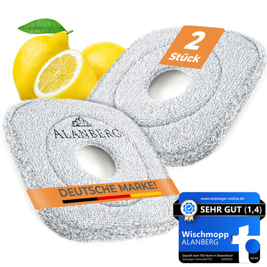 Clean-Spin Wischmopp - Ersatzpads 2 Stück
