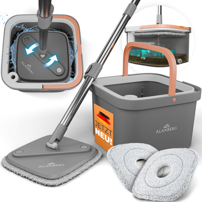 Clean-Spin Mop - Grey