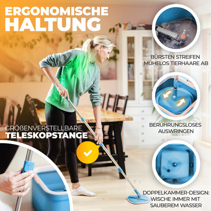 Clean-Spin Mop - Blue