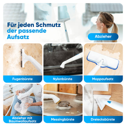 Dampfreiniger Set - Weiß