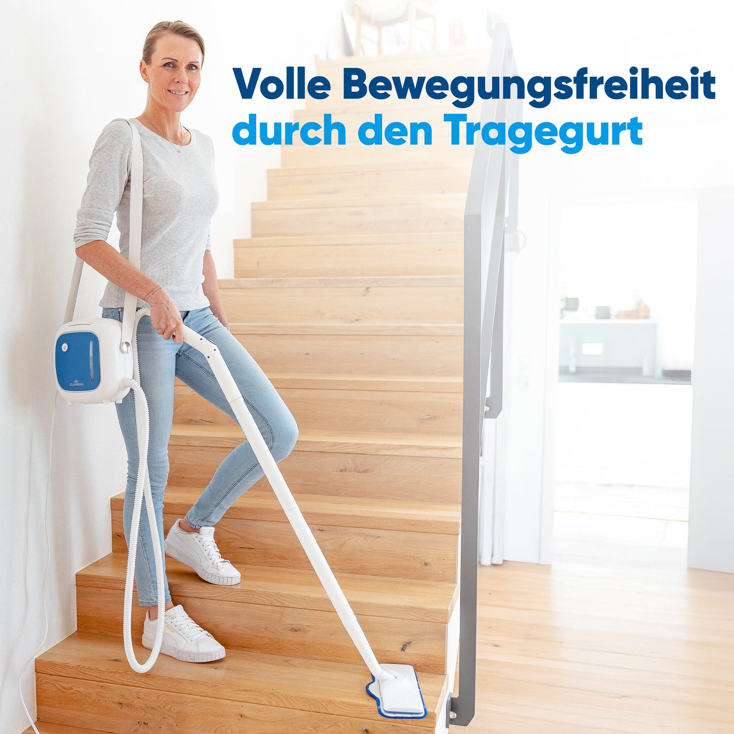Dampfreiniger Set - Weiß