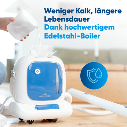 Dampfreiniger Set - Weiß