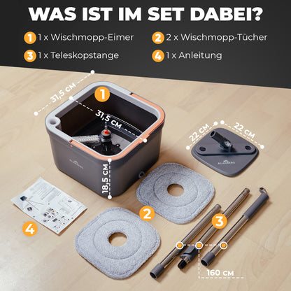 Clean-Spin Mop - Grey