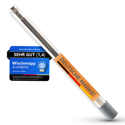 Clean-Spinn Wischmop - Ersatzstange Grau